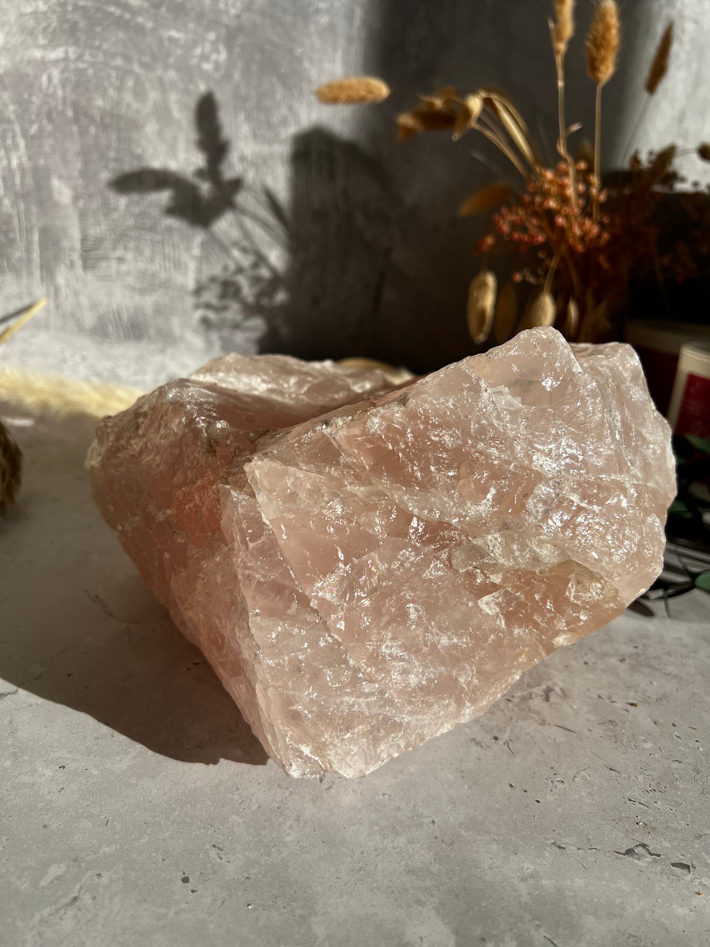 Large Rose Quartz Statement Crystal B